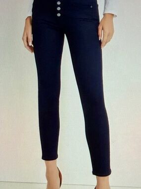 Worn once! Veronica Beard Navy Debbie Ankle Jean